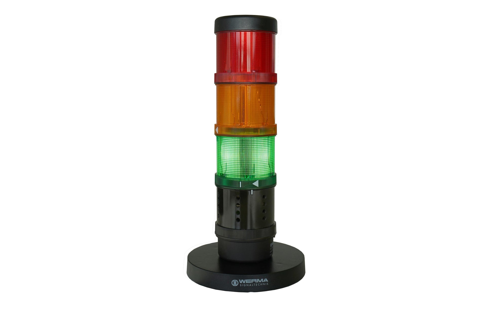 Werma 649.000.10 – CO2-Ampel, 230 V AC, Grün/Rot/Gelb