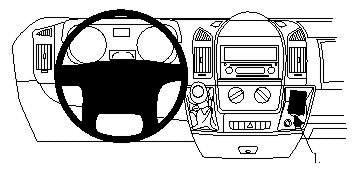 Brodit ProClip 213473 – Auto-Halterung – Schwarz
