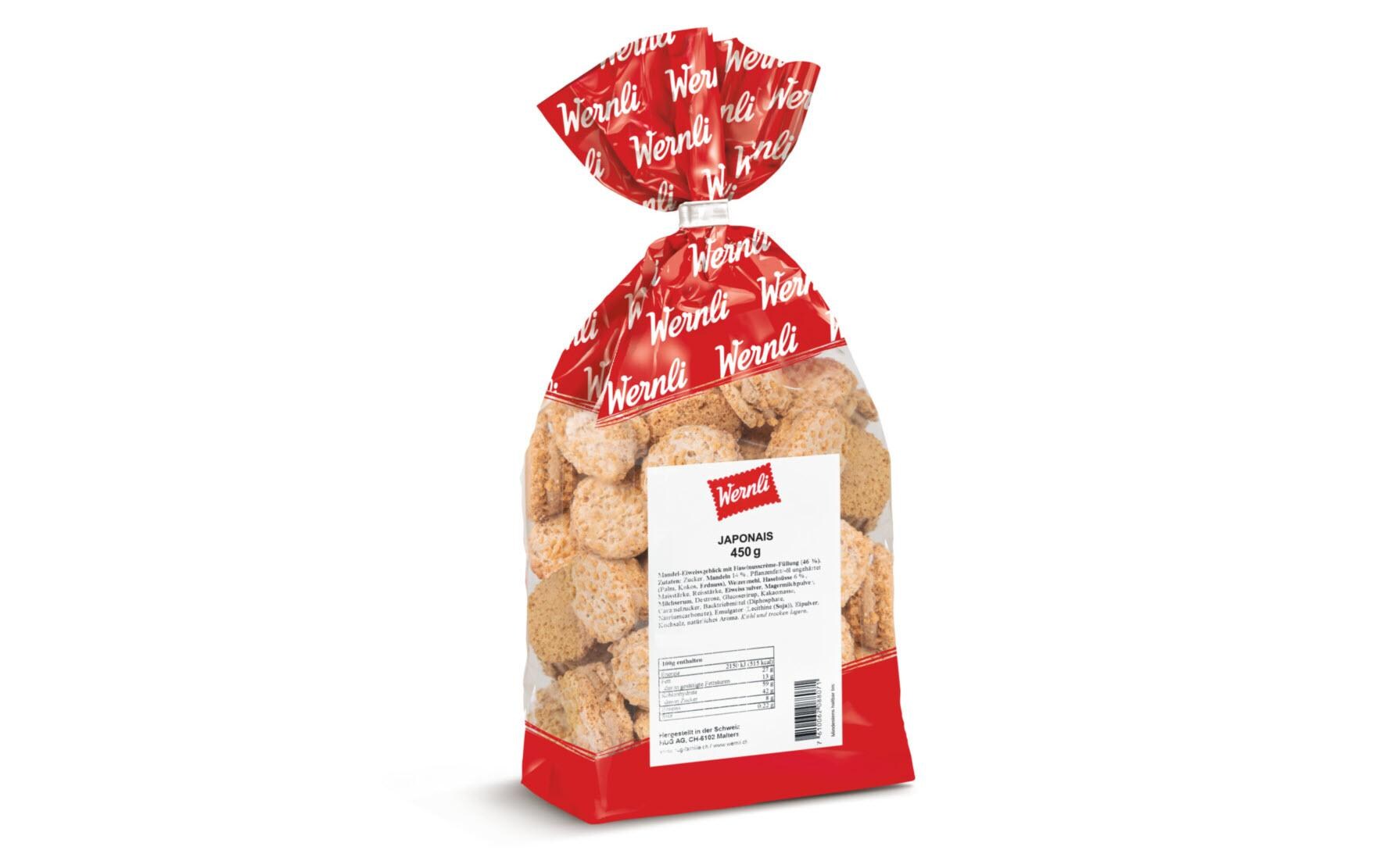 Wernli Japanische Guetzli – Mandel – 450 g
