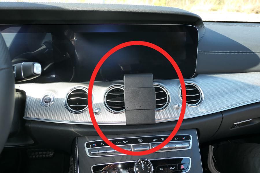 Brodit Auto-Halterung, Lüftung, horizontal/vertikal – für Smartphones – Schwarz