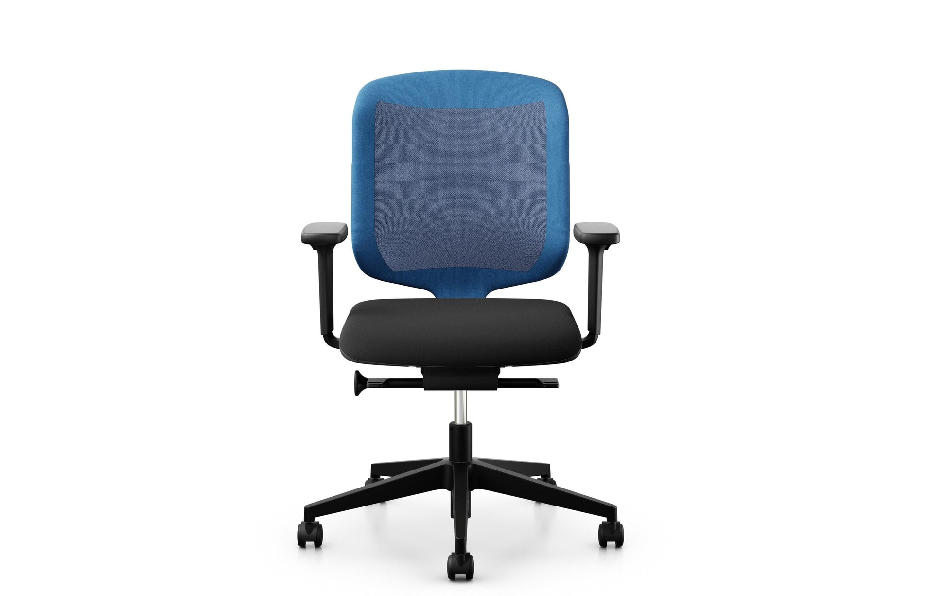 Giroflex Bürostuhl Chair2Go 434 – 50 × 43 × 96 cm, 120 kg, schwarz/blau