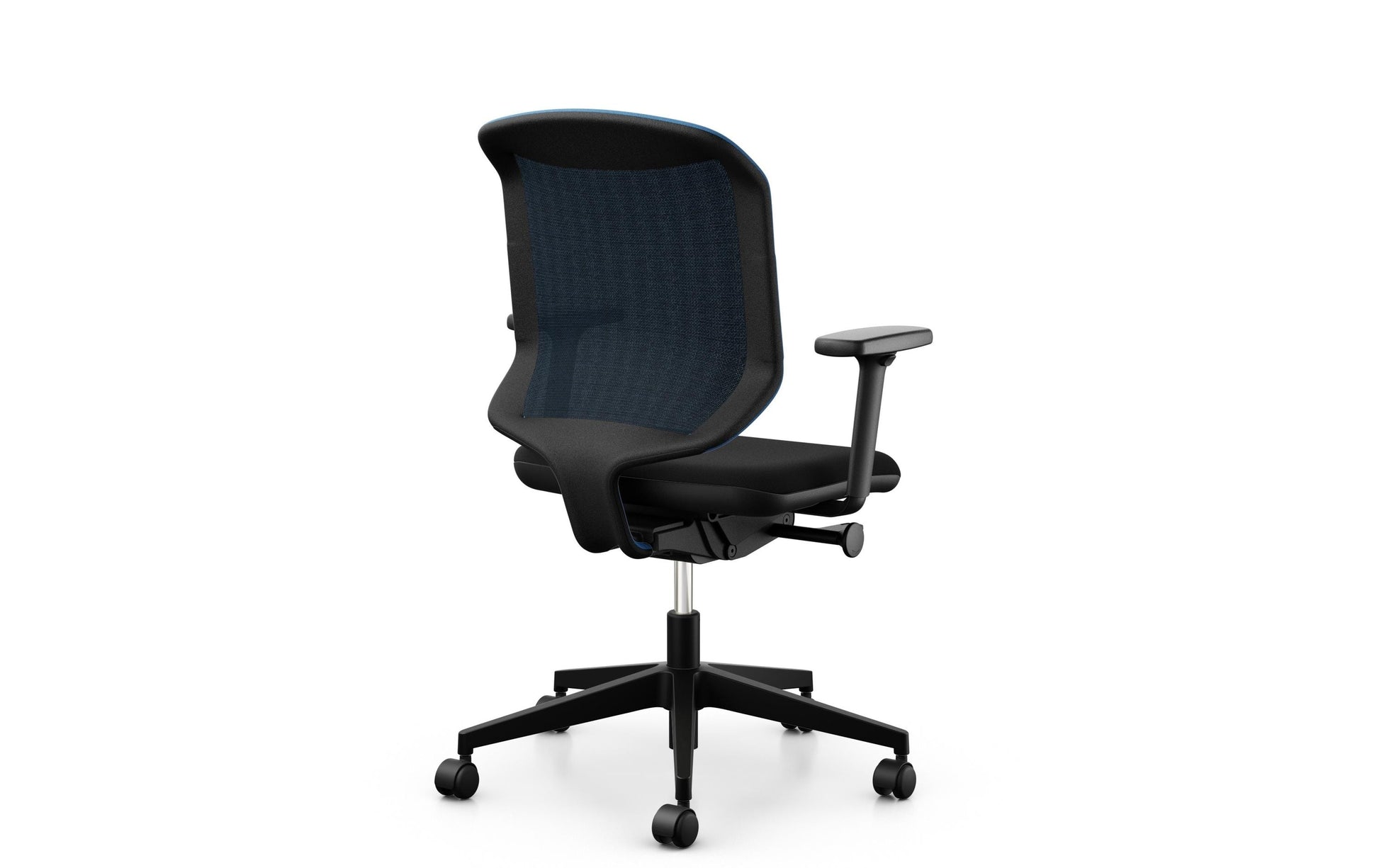 Giroflex Bürostuhl Chair2Go 434 – 50 × 43 × 96 cm, 120 kg, schwarz/blau