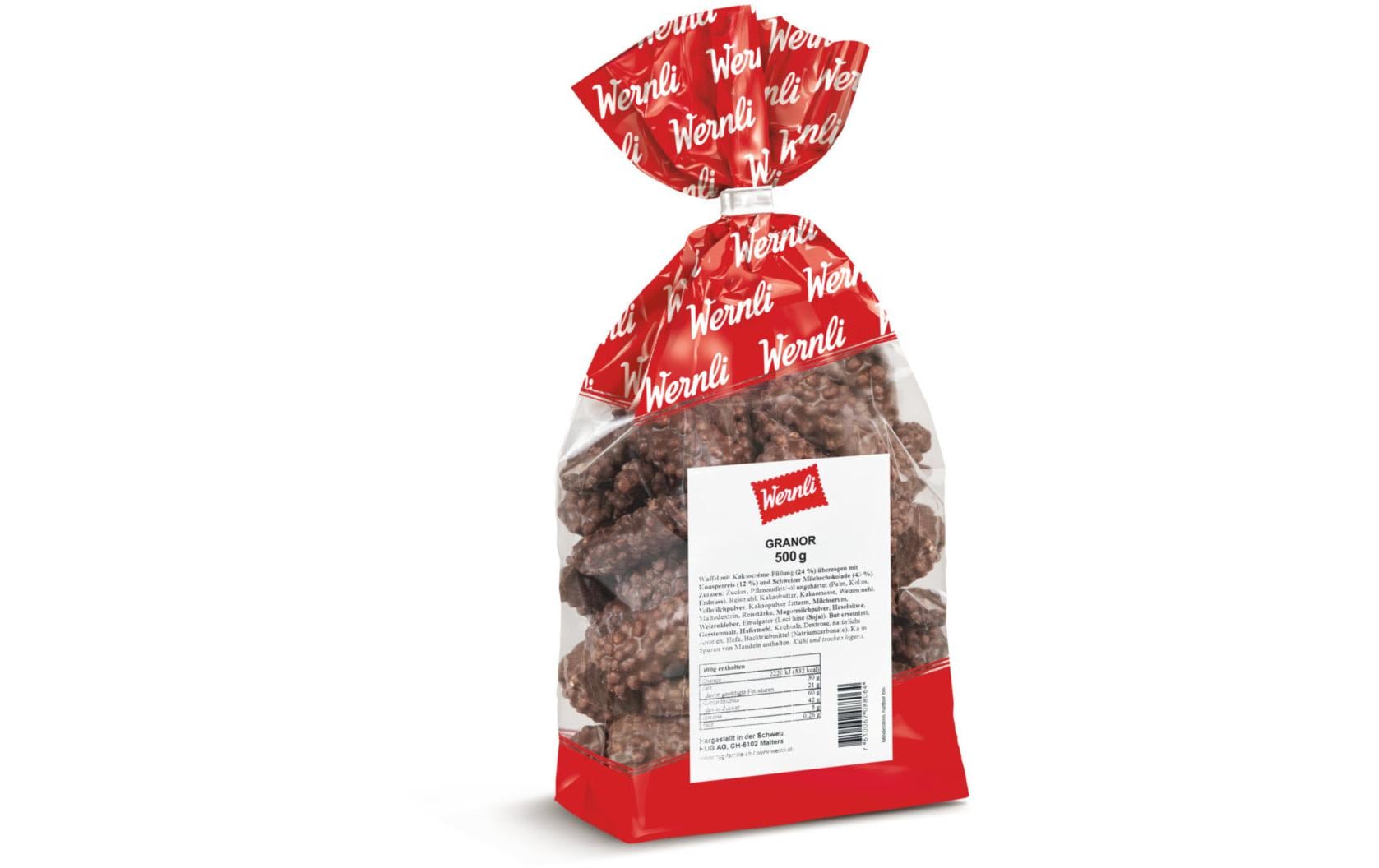 Wernli Granor Waffelgebäck – Schokolade – 500 g