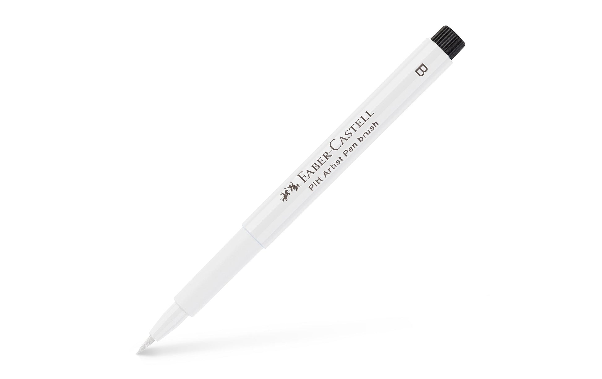 Faber-Castell Pitt Artist Pen Brush Permanentmarker – Pinselspitze 2,5 mm – Weiss