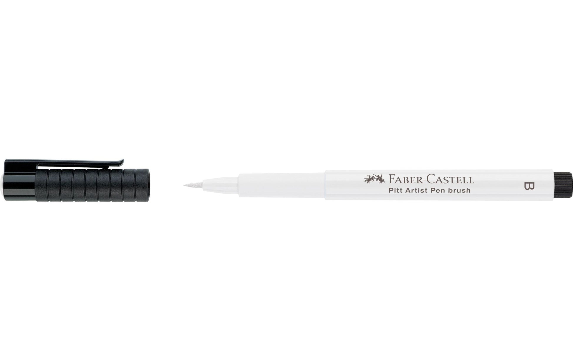 Faber-Castell Pitt Artist Pen Brush Permanentmarker – Pinselspitze 2,5 mm – Weiss