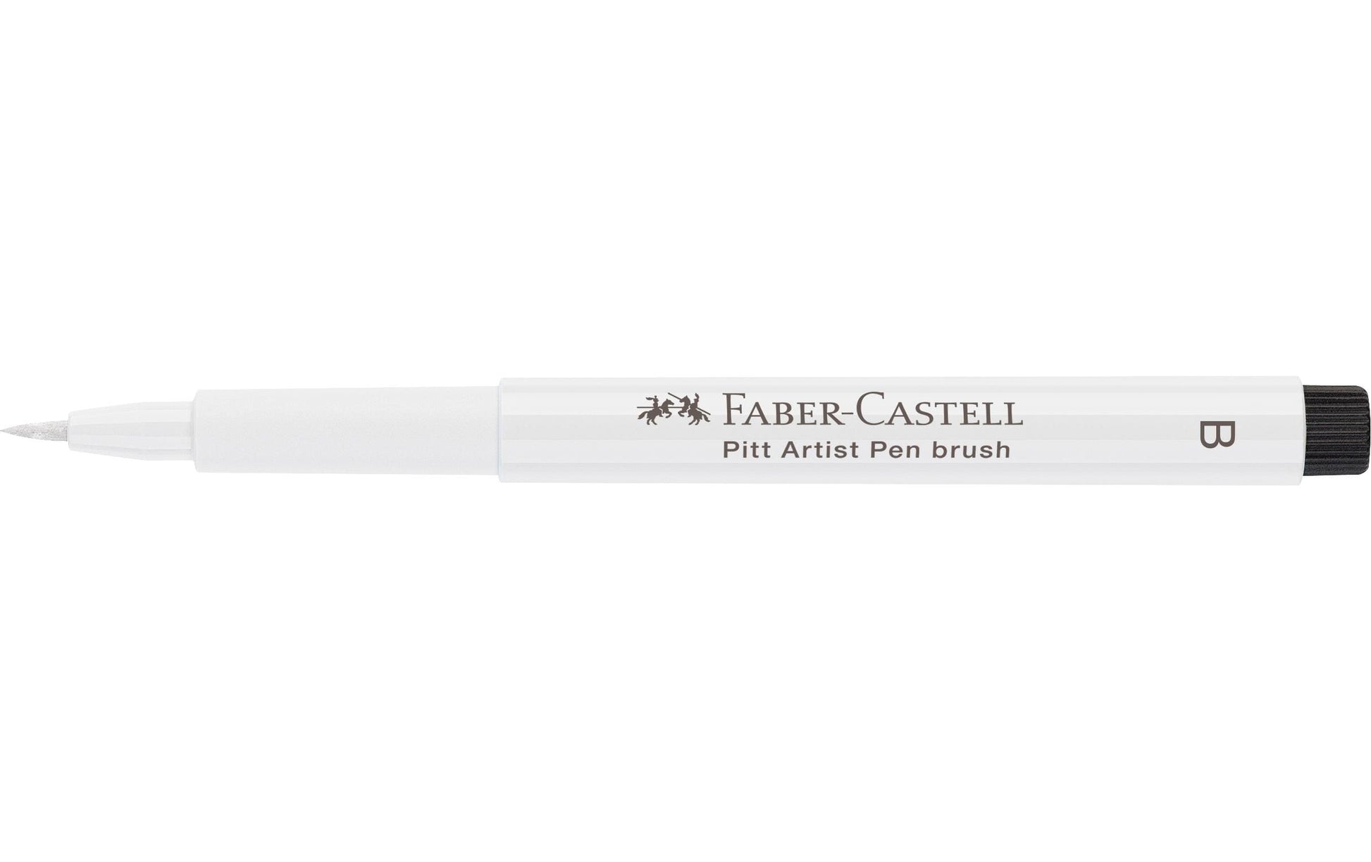 Faber-Castell Pitt Artist Pen Brush Permanentmarker – Pinselspitze 2,5 mm – Weiss