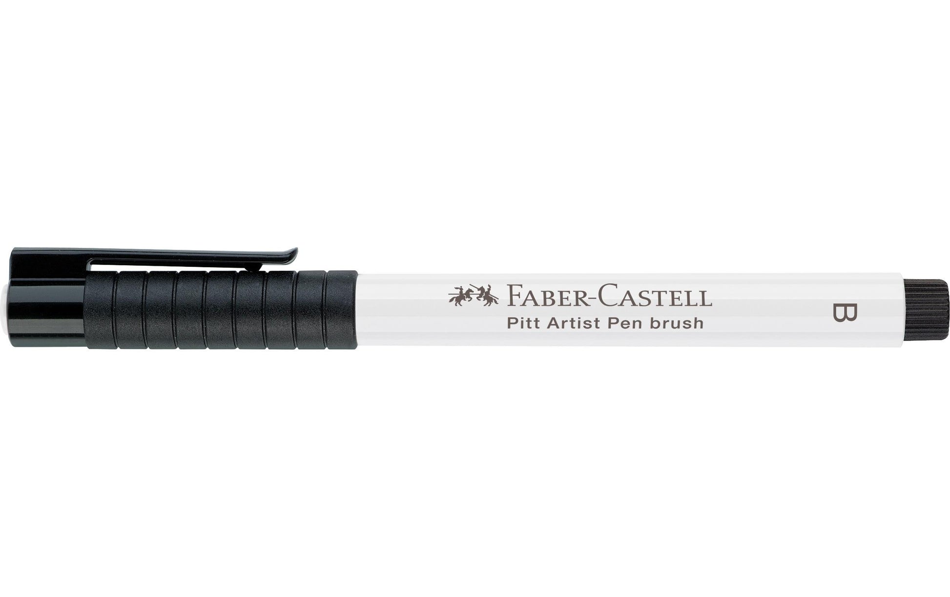 Faber-Castell Pitt Artist Pen Brush Permanentmarker – Pinselspitze 2,5 mm – Weiss