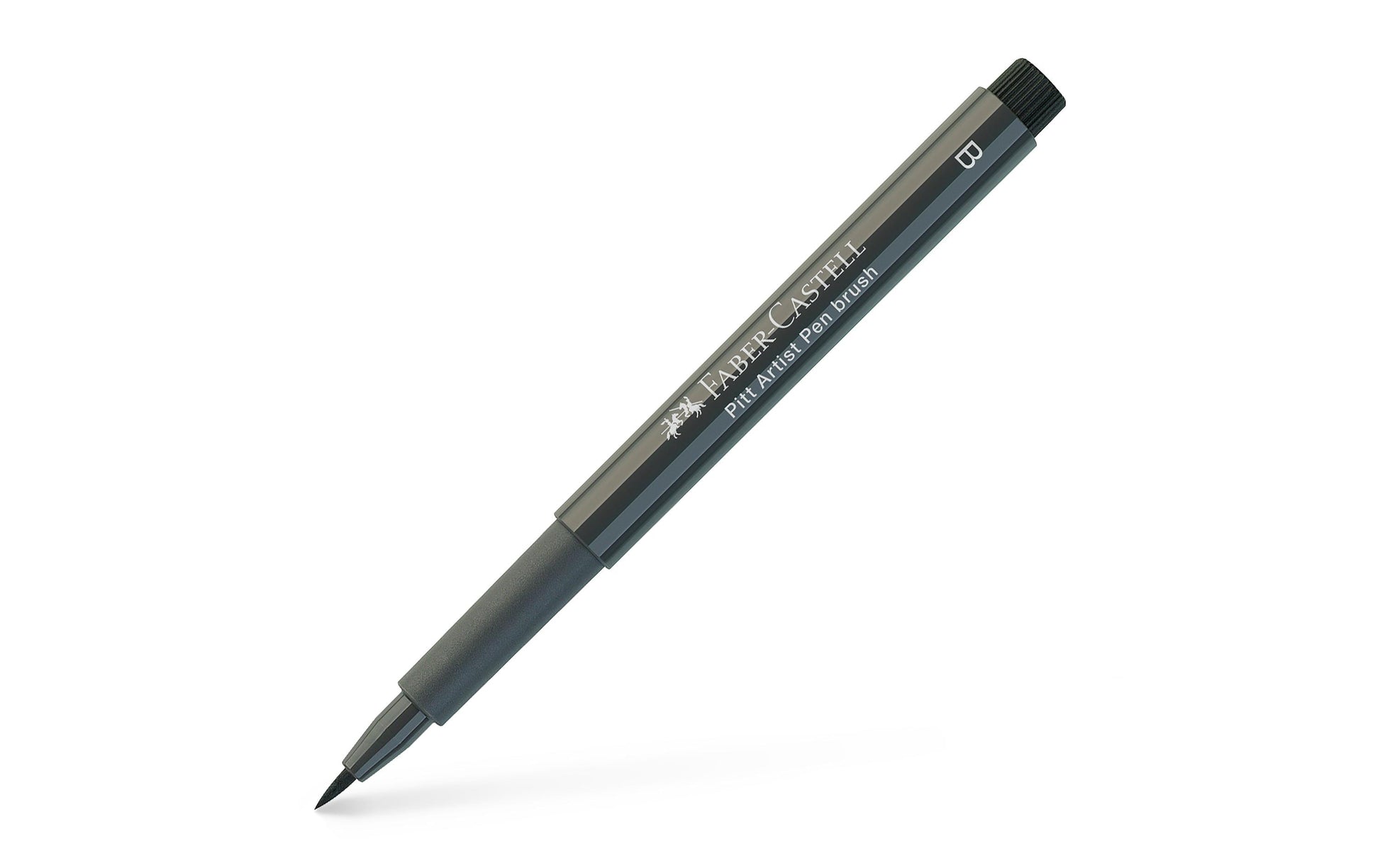 Faber-Castell Pitt Artist Pen Pinselstift – Pinselspitze, 2,5 mm, pigmentiert, wasserfest, warmgrau