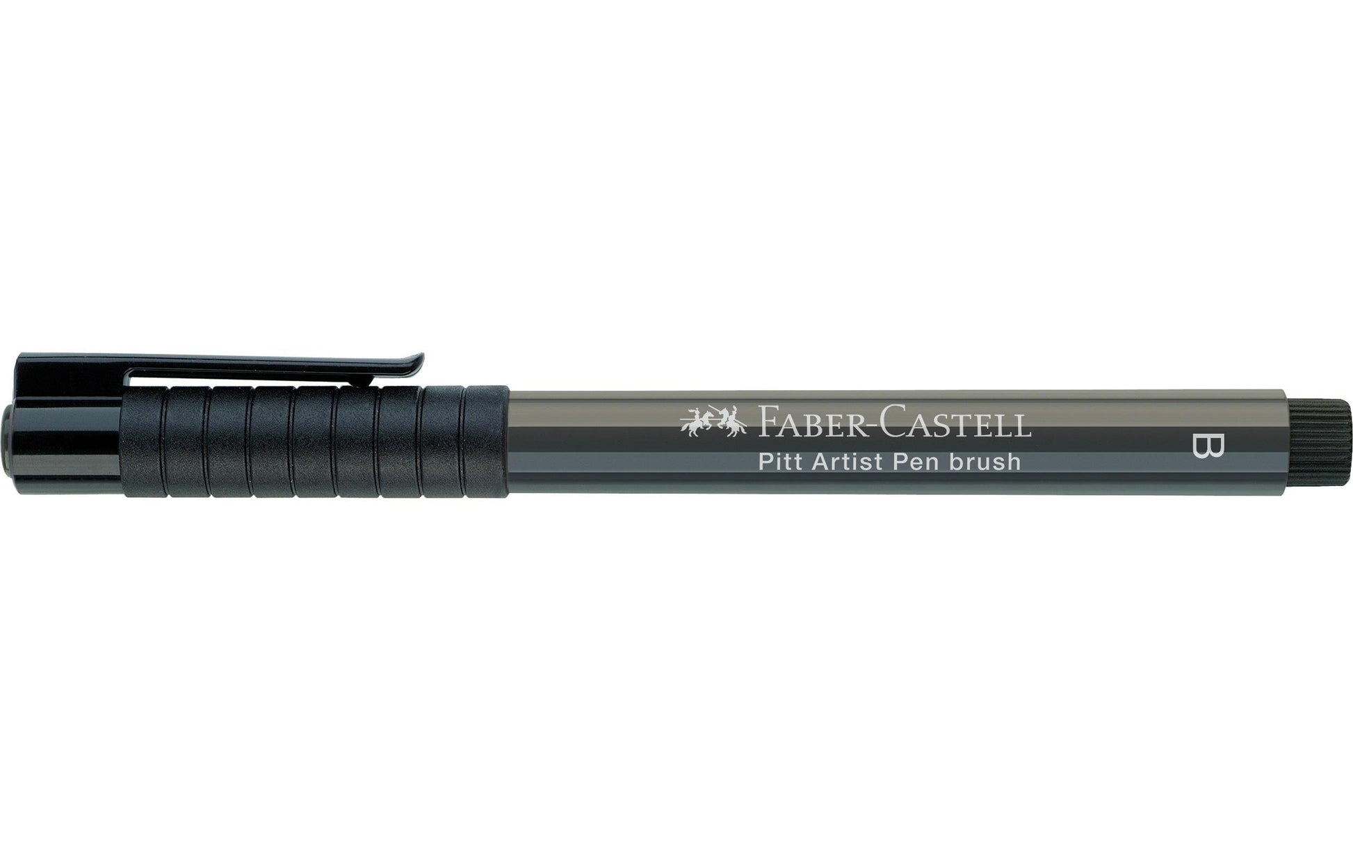 Faber-Castell Pitt Artist Pen Pinselstift – Pinselspitze, 2,5 mm, pigmentiert, wasserfest, warmgrau