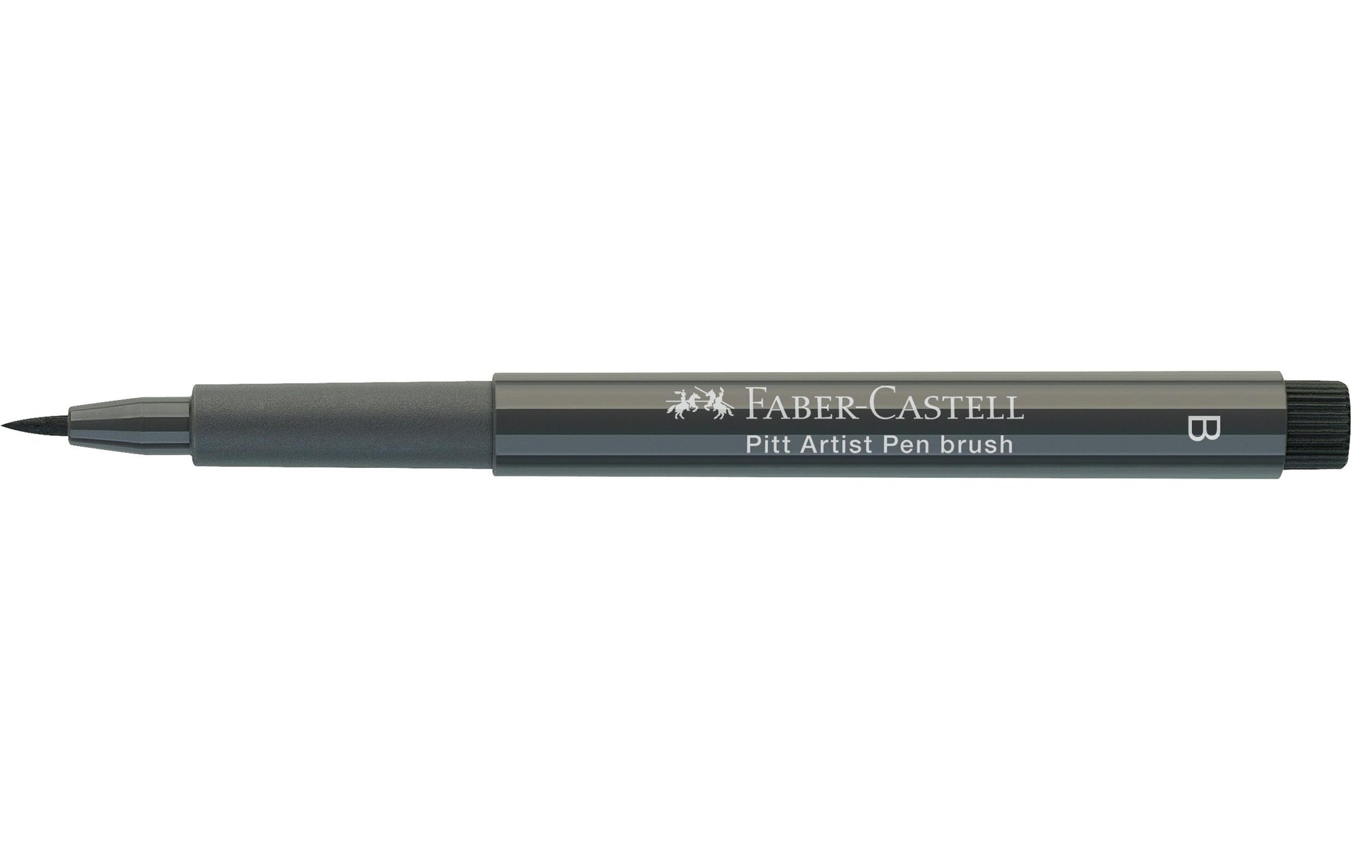 Faber-Castell Pitt Artist Pen Pinselstift – Pinselspitze, 2,5 mm, pigmentiert, wasserfest, warmgrau
