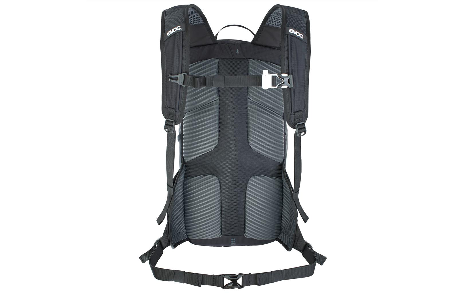 EVOC Sportrucksack Ride – 16 l, mit Helmfixierung, Nylon – Schwarz, 240 × 490 × 140 mm