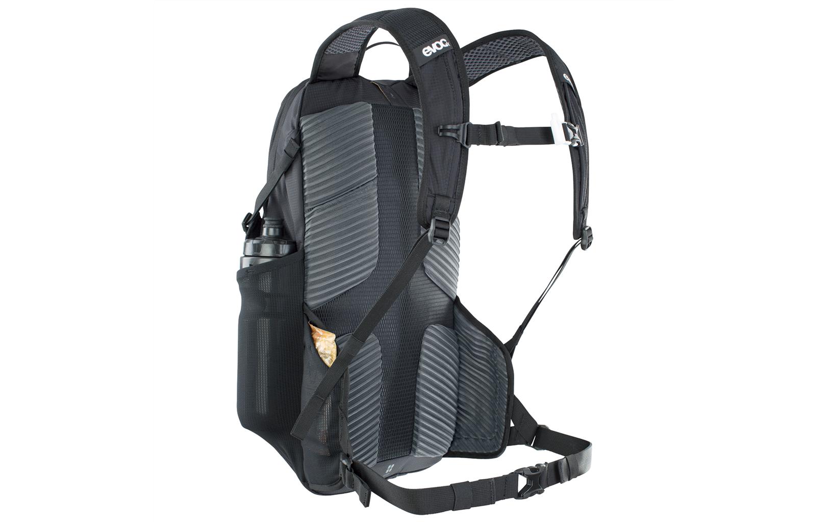 EVOC Sportrucksack Ride – 16 l, mit Helmfixierung, Nylon – Schwarz, 240 × 490 × 140 mm