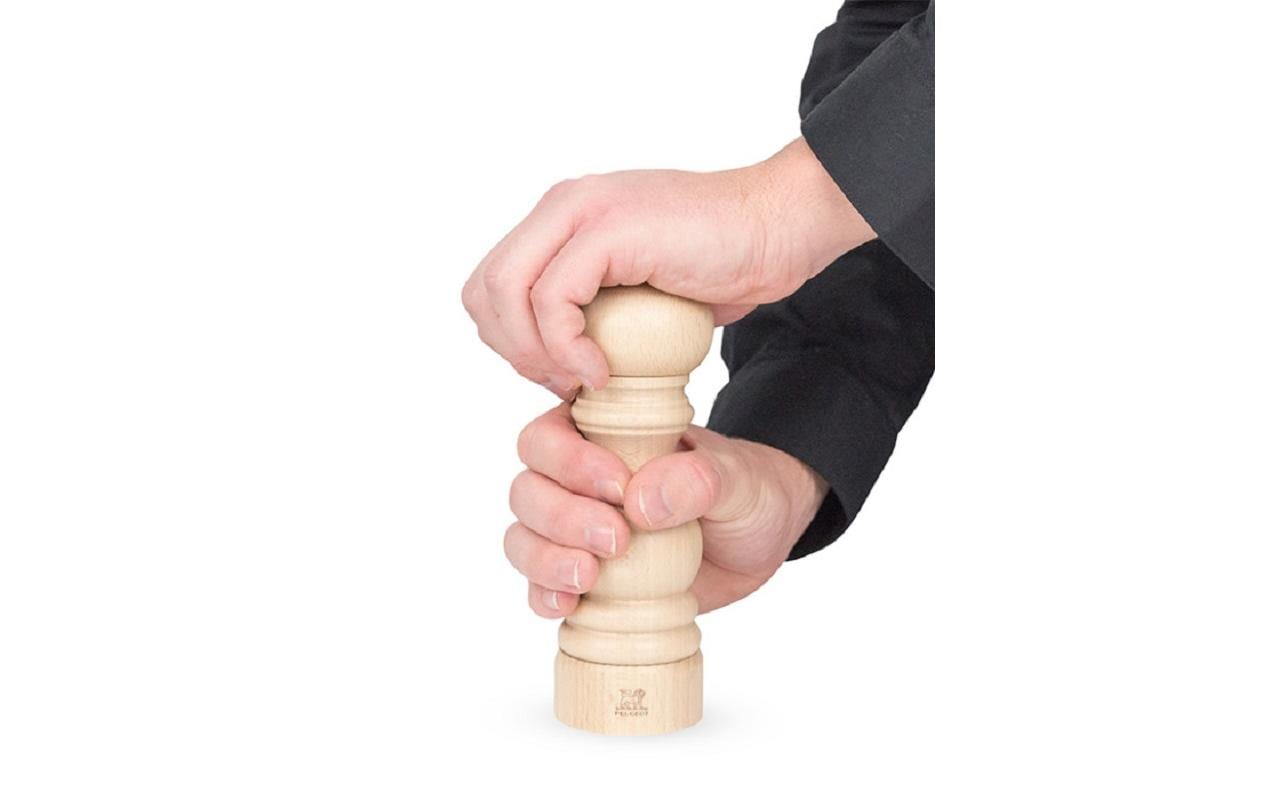 Peugeot Pfeffermühle Paris U-SELECT – einstellbares Schleifen, manuell – Holz, Stahlmahlwerk – hellbraun – 18