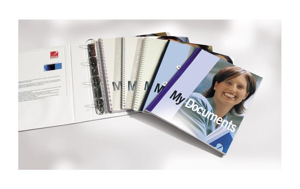 GBC Abheftstreifen – transparent, PP – 100 Stk.