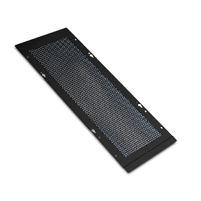 APC Kabelabdeckung, 770×310×2 mm, Regal-Abdeckung, perforiert – schwarz