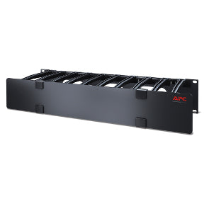 APC 19" Rangierpanel, 2U, 6 Finger oben und unten – schwarz