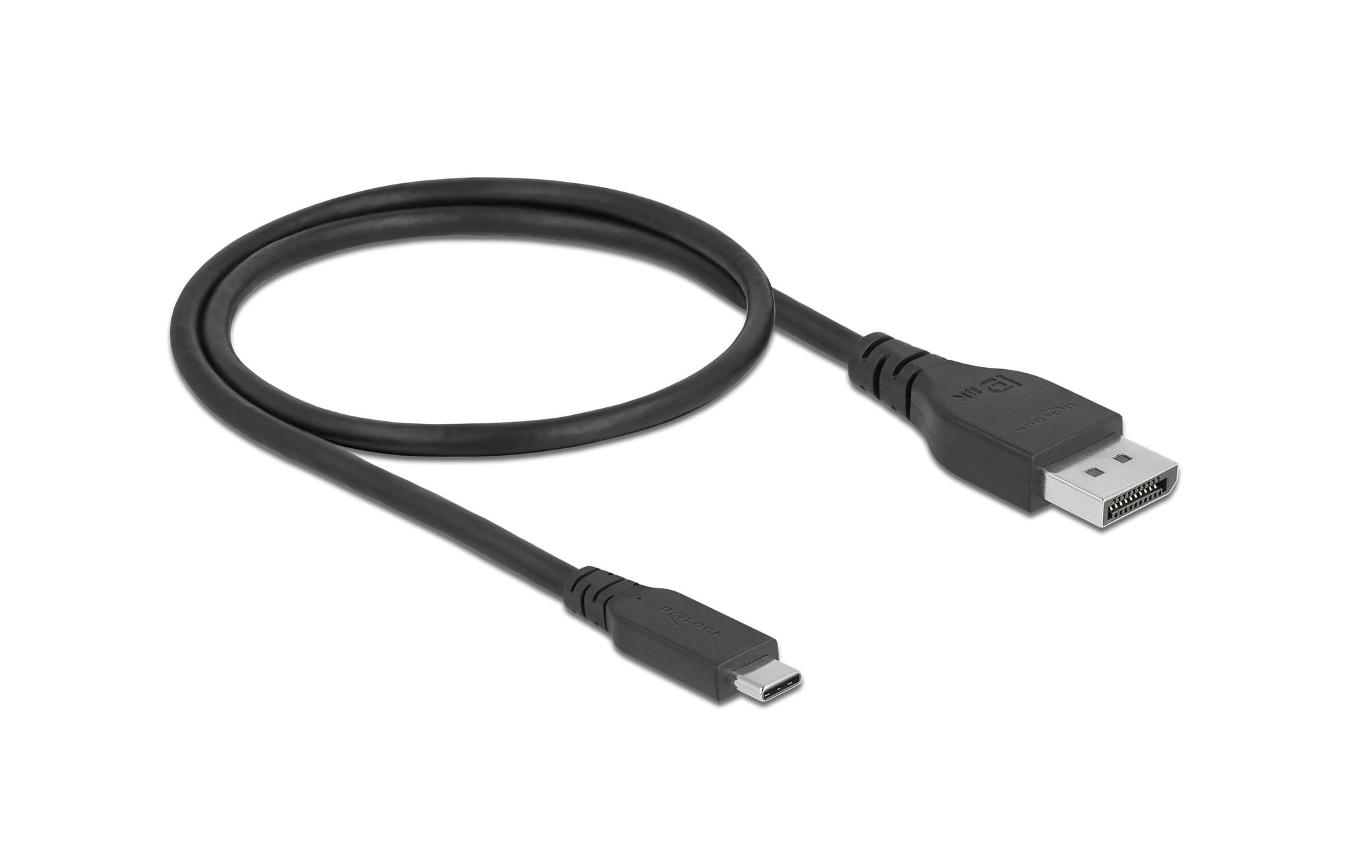 DeLOCK USB-C auf DisplayPort Kabel DP 1.4 8K 60 Hz – 0,5 m – HDR