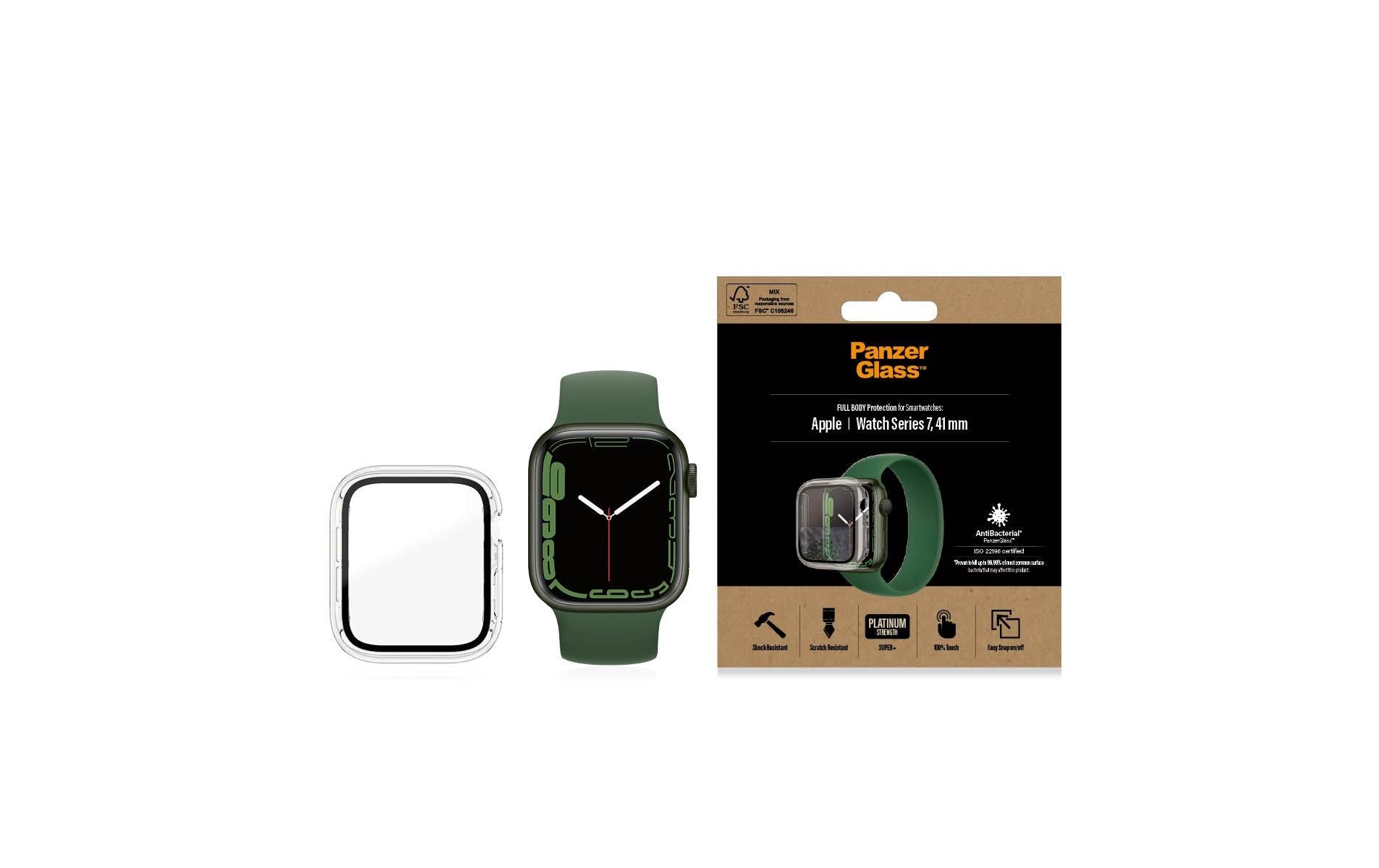 PanzerGlass Full Body (Std) – Displayschutz – für Apple Watch Series 7/8 41 mm, Transparent, 1 Stück