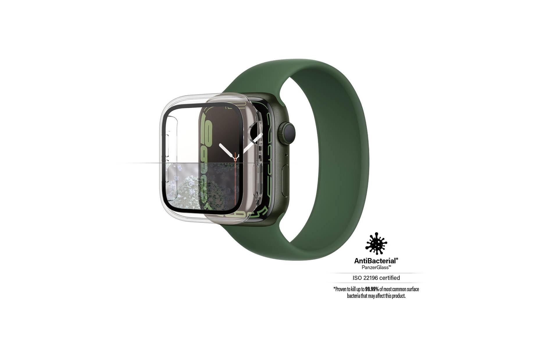 PanzerGlass Full Body (Std) – Displayschutz – für Apple Watch Series 7/8 41 mm, Transparent, 1 Stück