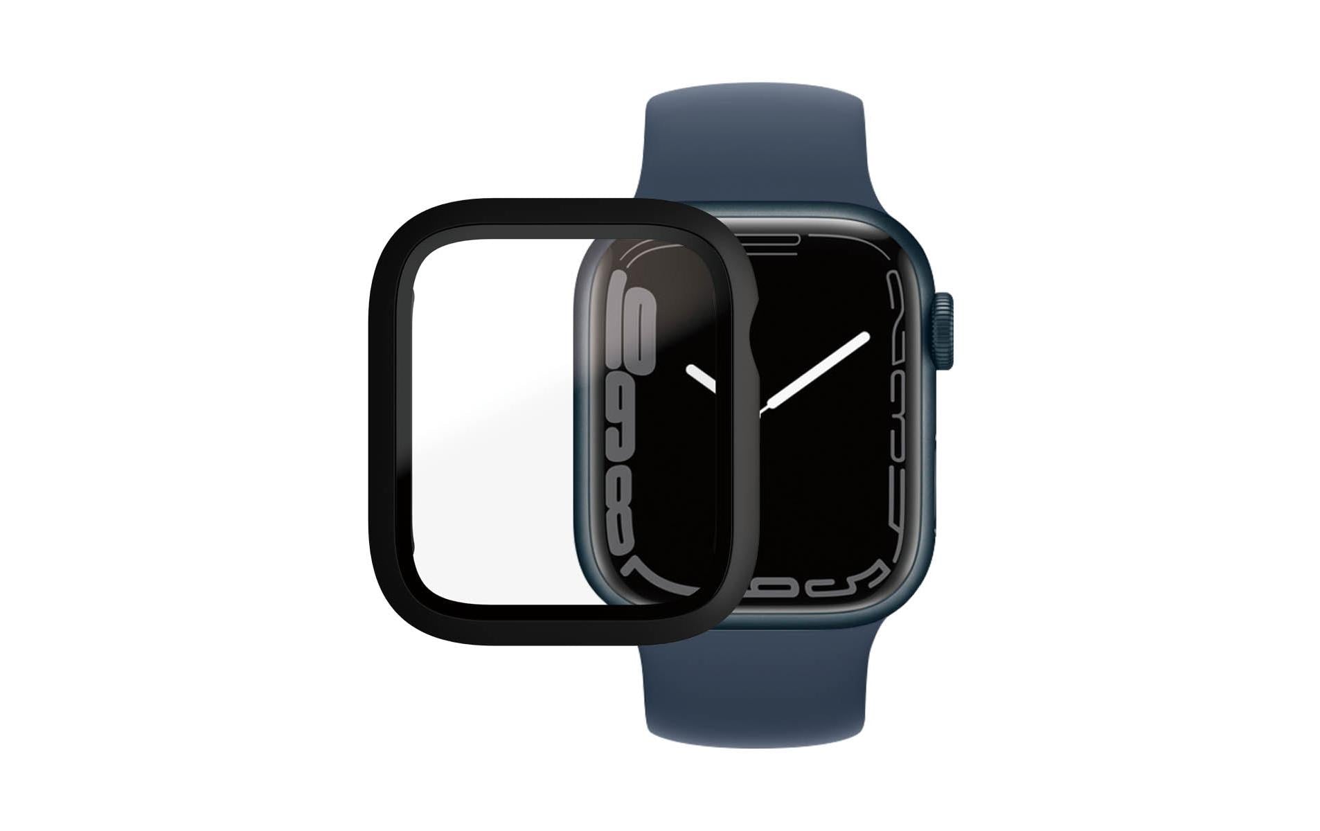 PanzerGlass Full Body 45 mm – Gehärtetes Glas, Schwarz, für Apple Watch Series 7/8