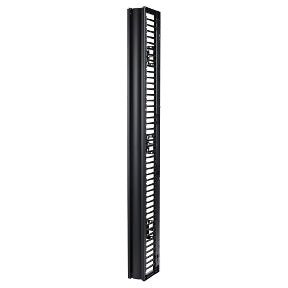 APC Kabelmanagementtafel, vertikal, einseitig, 152×287×2134 mm – für 2+4-Post-Racks – schwarz