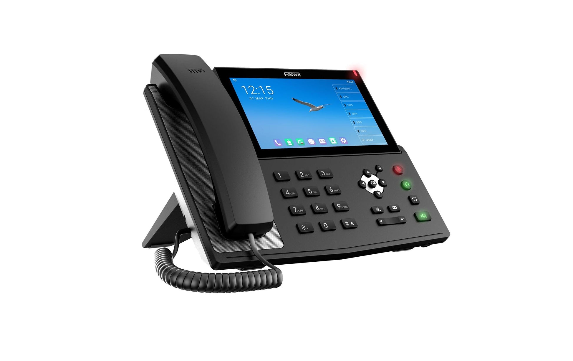 Fanvil X7A V2 – WLAN-Telefon (Handgerät), 7" Touchscreen, WLAN, PoE