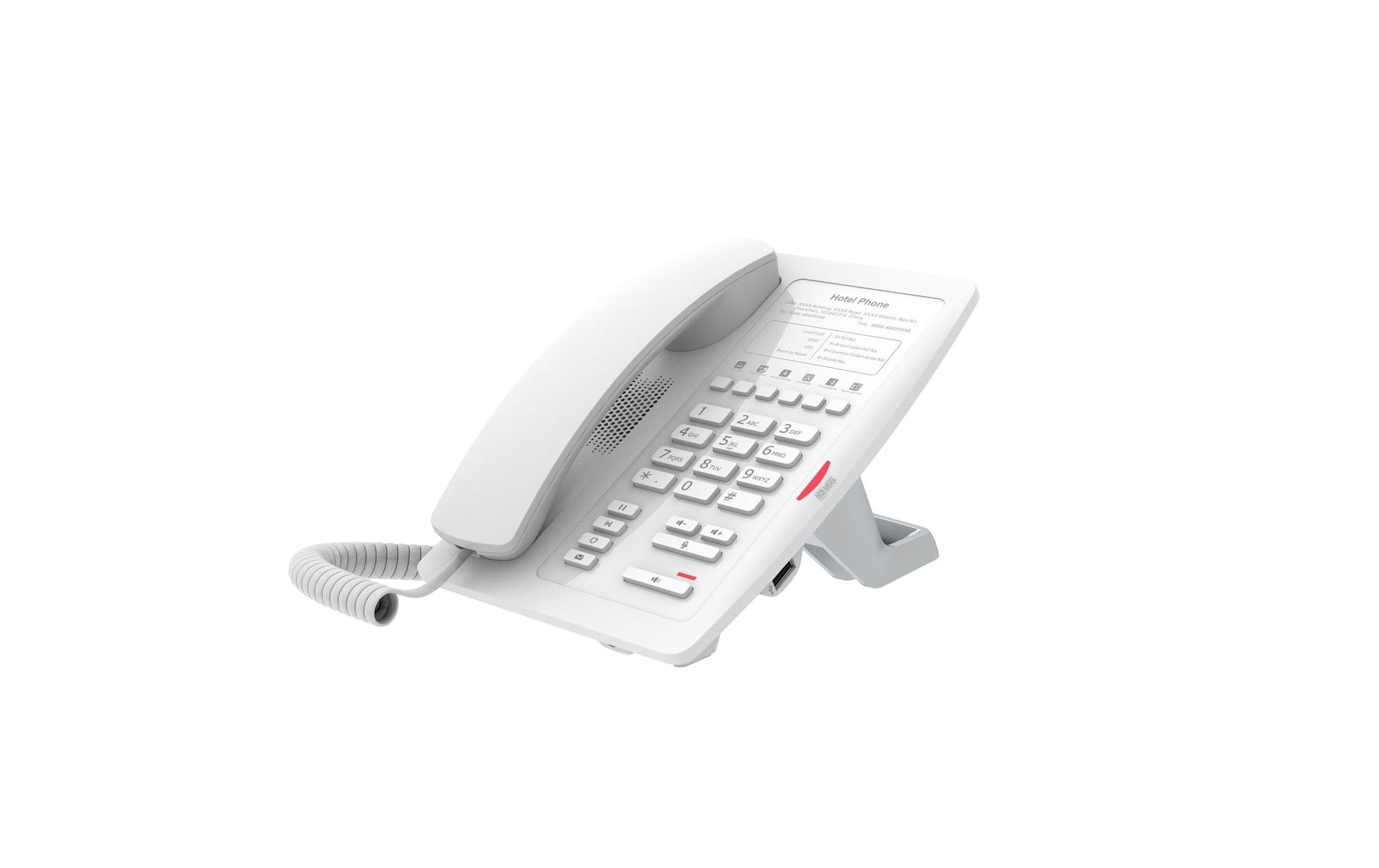 Fanvil H3W – WLAN-Telefon (Handgerät), WLAN, PoE, Weiss
