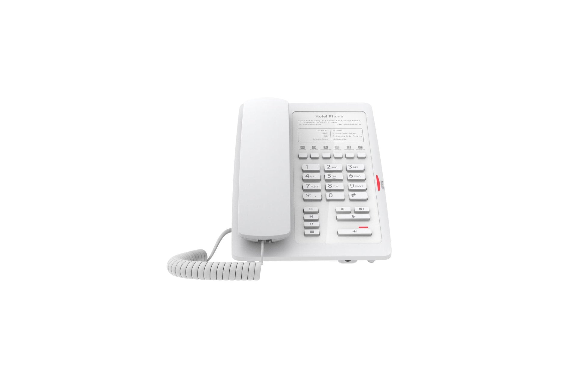 Fanvil H3W – WLAN-Telefon (Handgerät), WLAN, PoE, Weiss