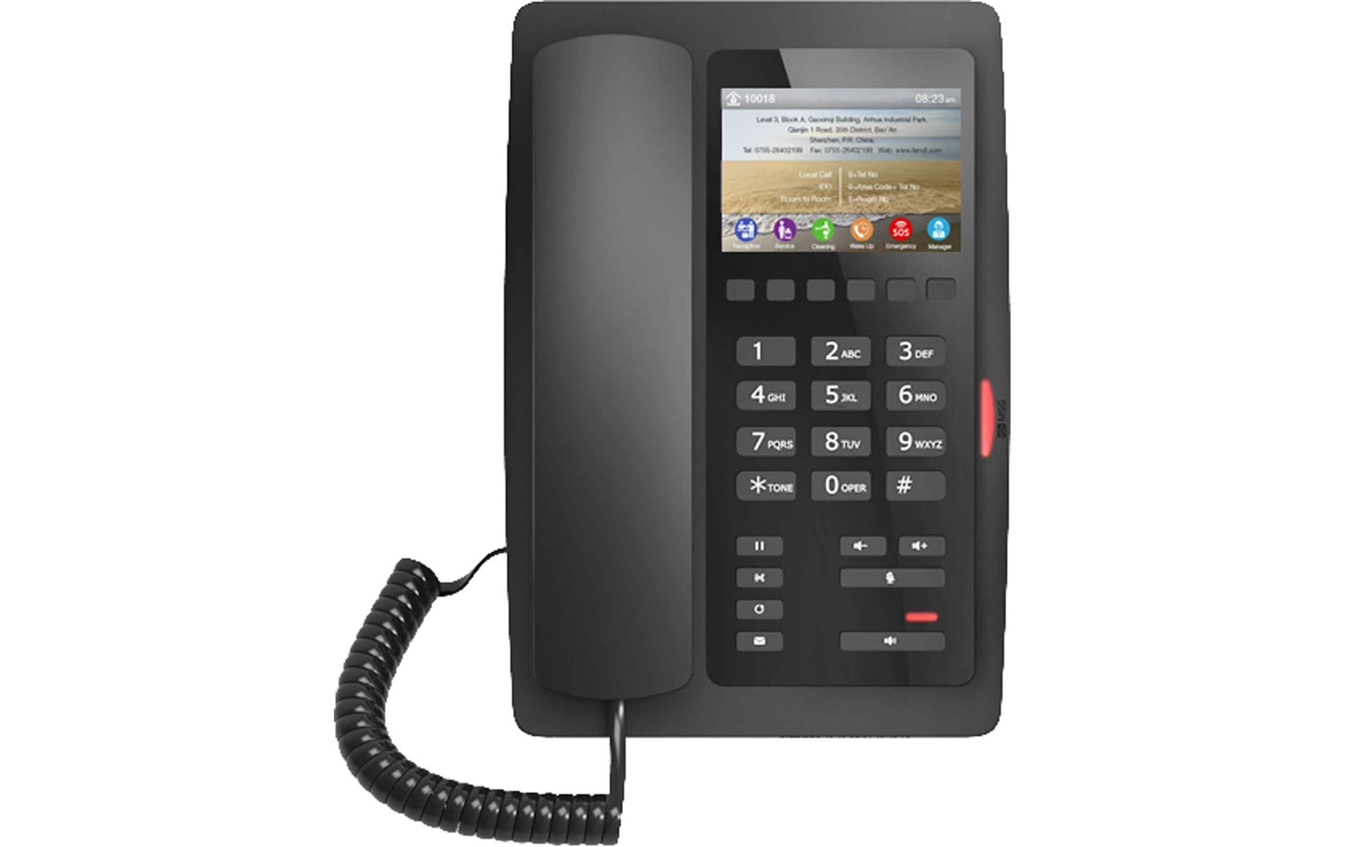 Fanvil H5W – WLAN-Telefon (Handgerät), WLAN, PoE, Schwarz