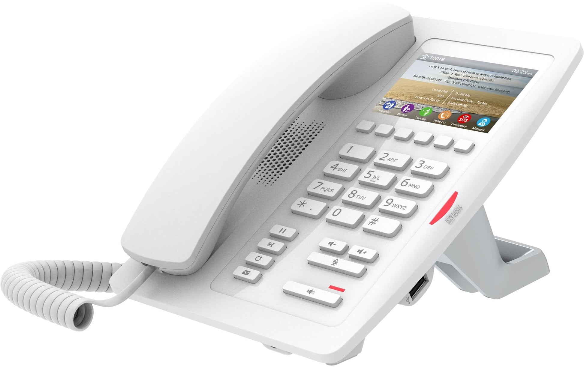 Fanvil H5W – WLAN-Telefon (Handgerät), WLAN, PoE, 2 SIP-Konten
