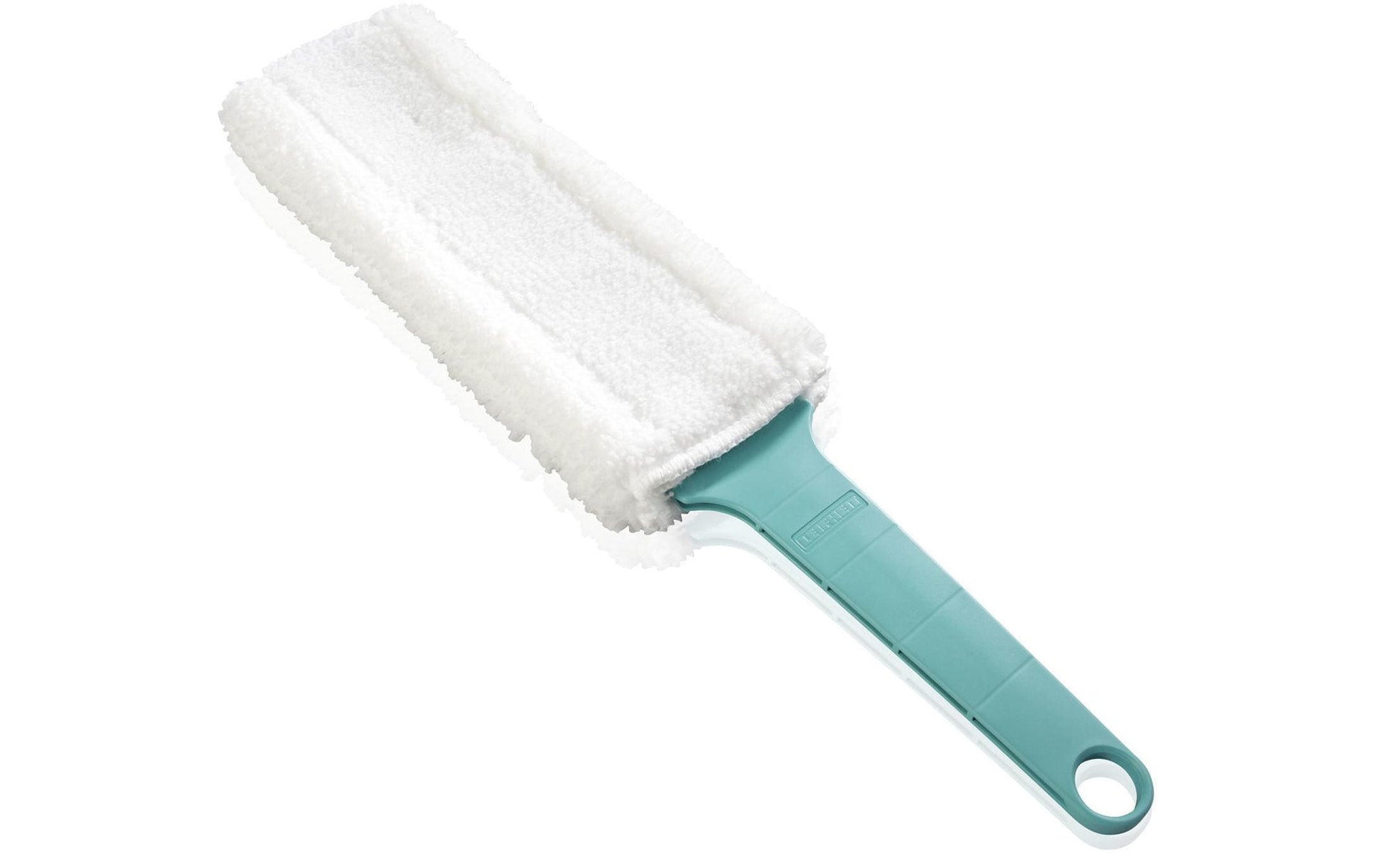 Leifheit Heizkörperreiniger Floretta – Mikrofaser – Weiss/Türkis – 40,0 cm