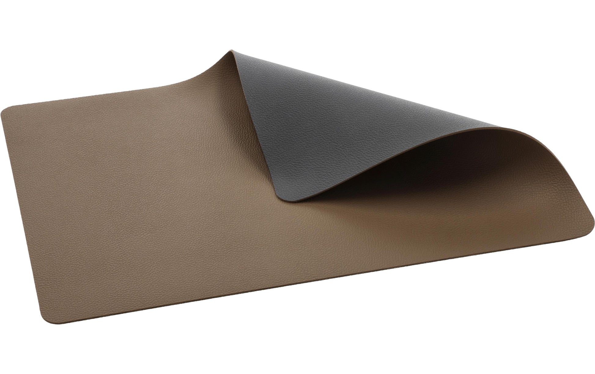 BITZ Tischset – PVC, dunkelbraun, 46 × 33 cm – 4er-Set