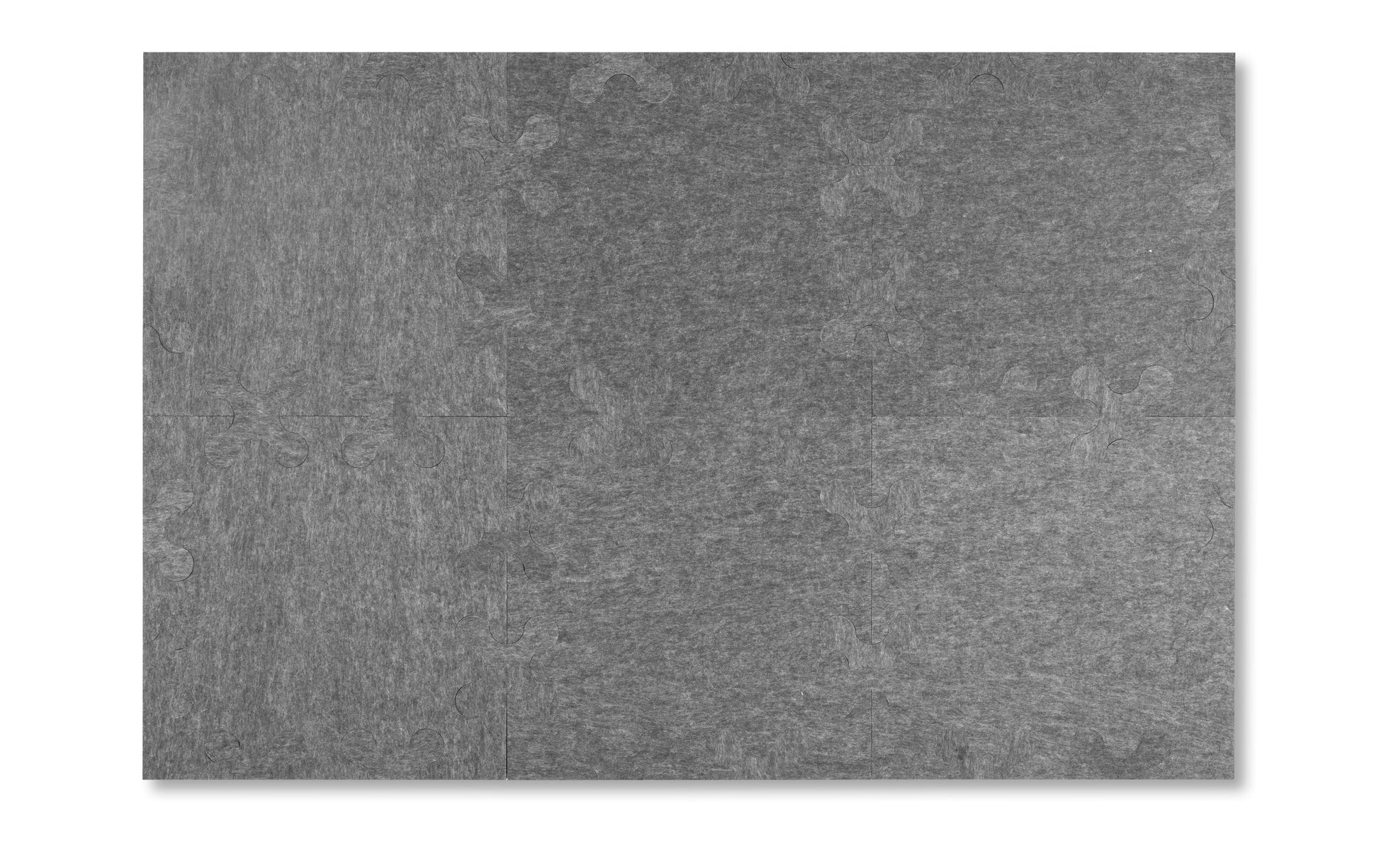 Plotony Quadro Akustikplatten – 6 Platten – 40 × 40 × 1,7 cm – Polyester, grau – Klasse D