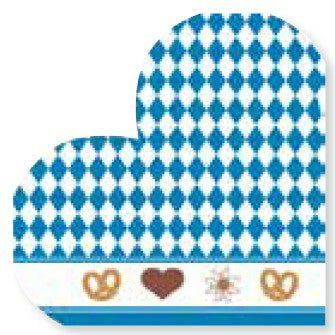 Paper + Design Oktoberfest Servietten – 33 × 33 cm, 3-lagig – 12 Stück
