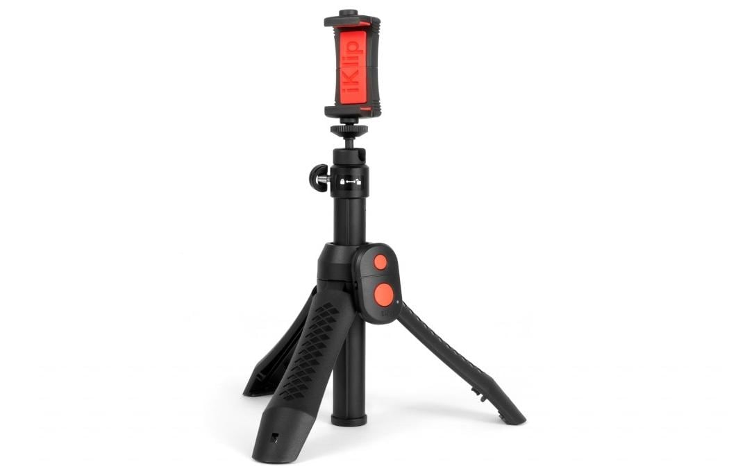 IK Multimedia iRig Video Creator HD – Tisch-/Desktopmikrofon, Kondensator, Gaming, für Smartphones, Schwarz