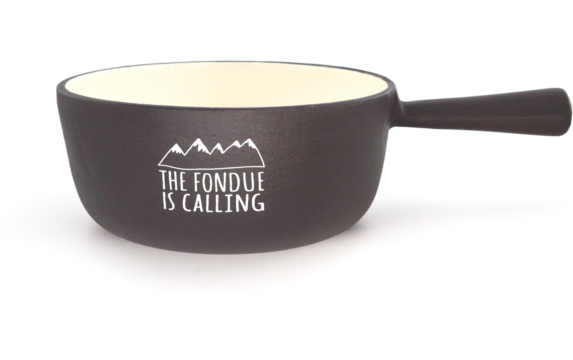 Heidi Cheese Line Caquelon – Ø 20 cm, Gusseisen, Antihaftbeschichtung, für Käsefondue, Glaskeramik, 4 Personen