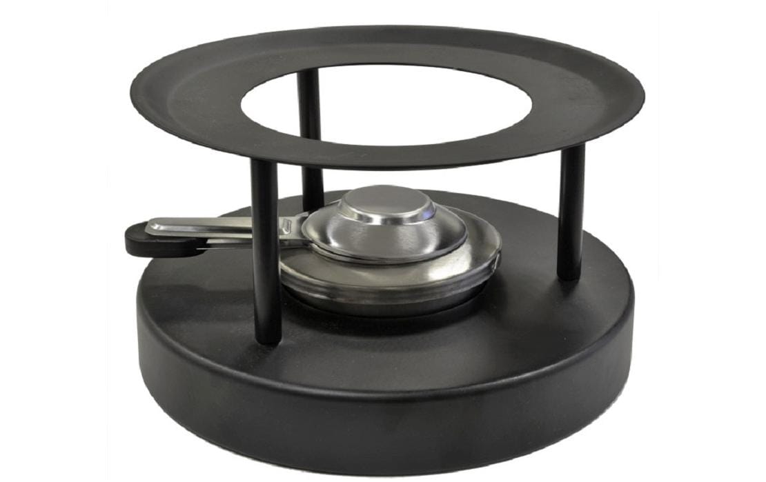 Heidi Cheese Line Rechaud Ø 20,5 cm, Metall, Schwarz, Pastenbrenner