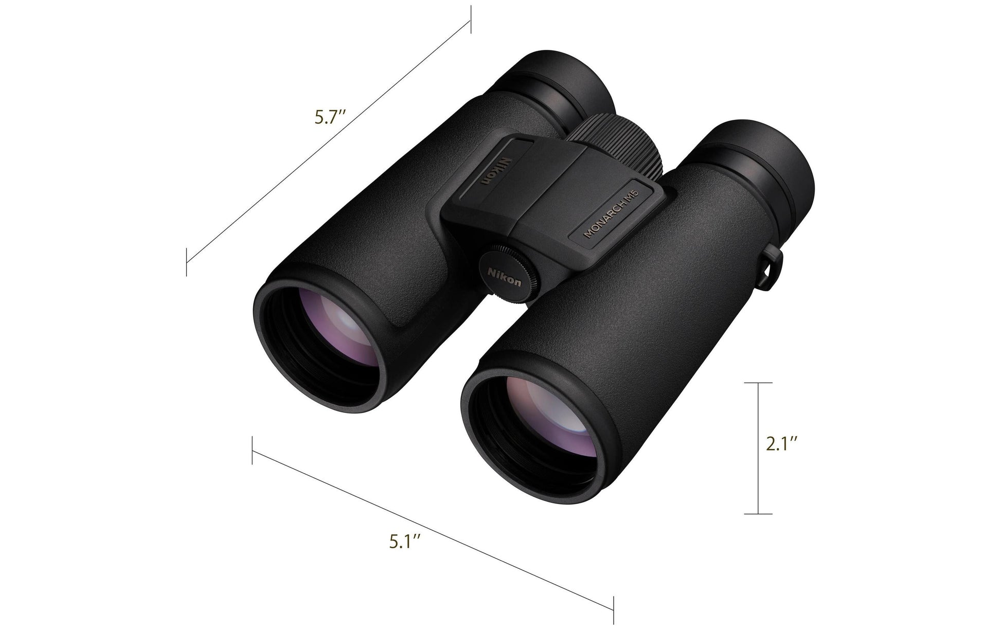 Nikon Kompaktfernglas Monarch M5 – 12×42 mm, schwarz