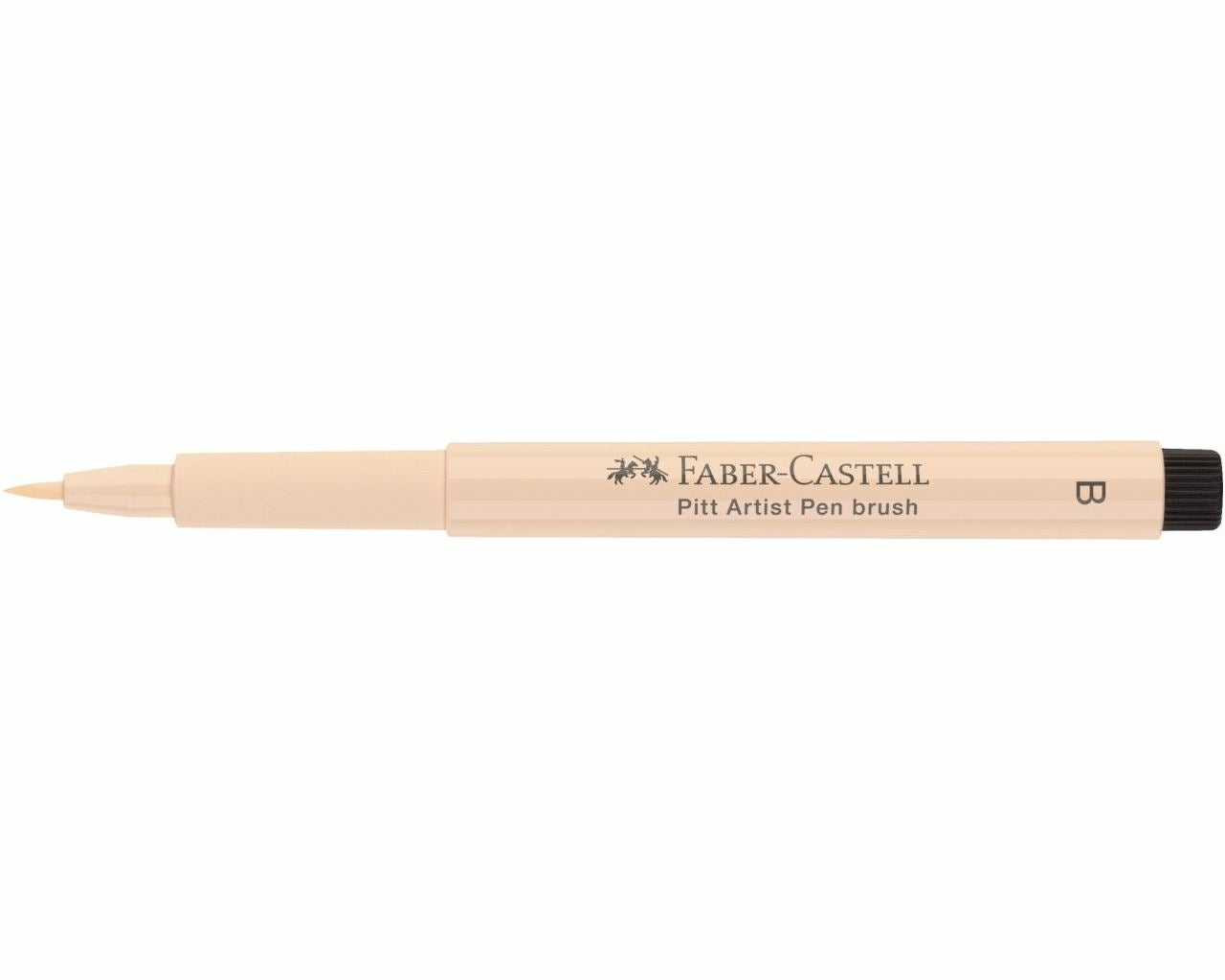Faber-Castell Pitt Artist Brush Pen – Pinselspitze, 2,5 mm, pigmentiert, wasserfest, Aprikose