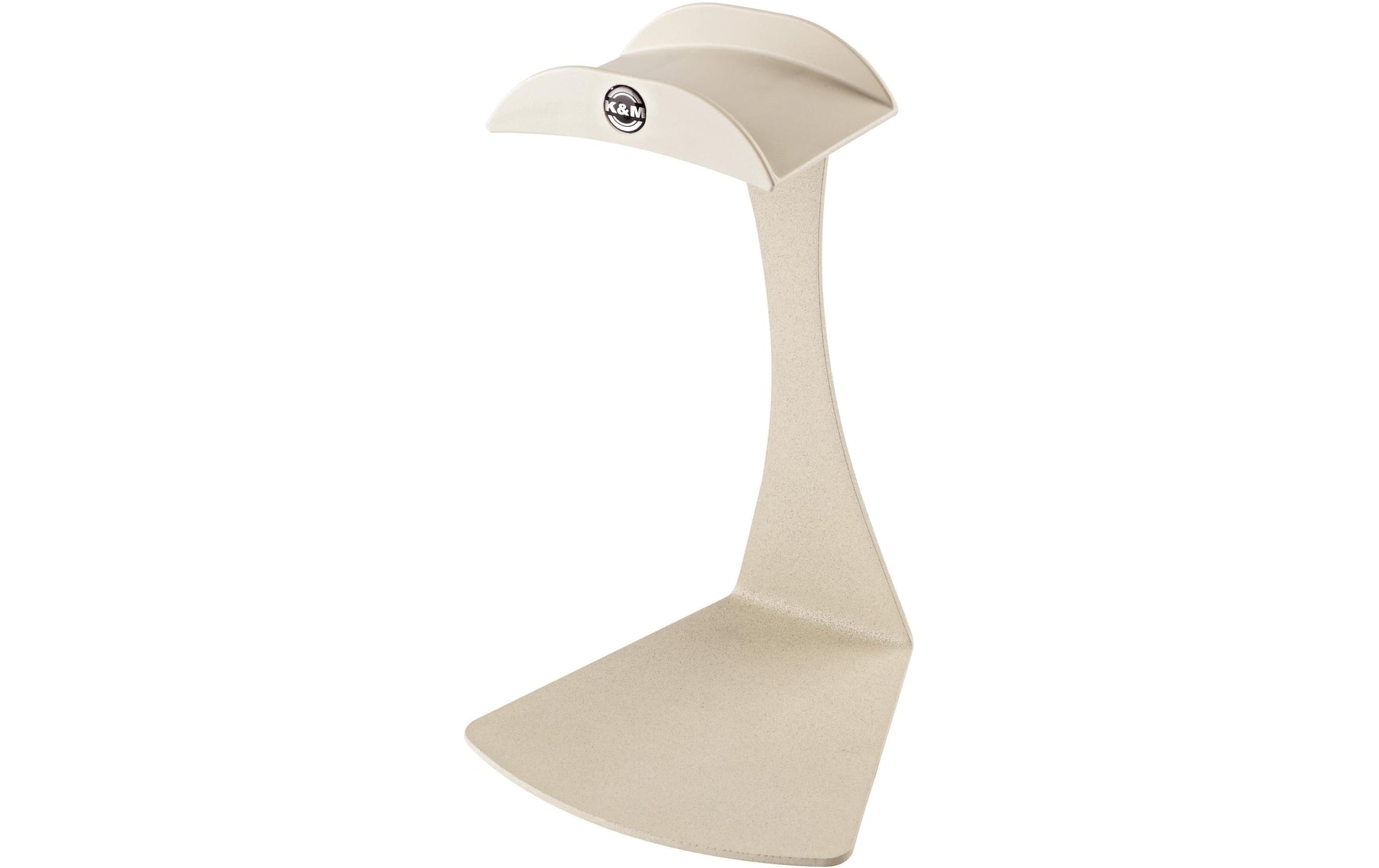 König & Meyer 16075 – Headset-Ständer – für alle Kopfhörer – gummierte Auflage, Anti-Rutsch-Basis – beige