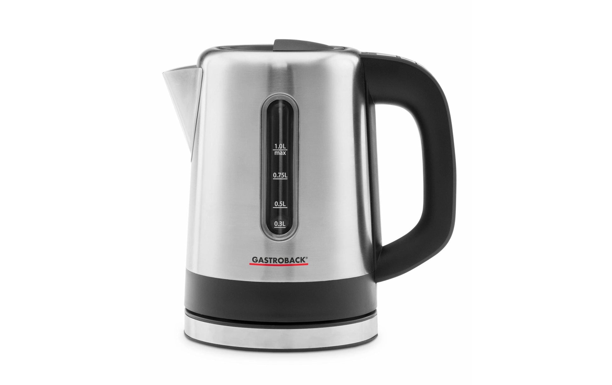 Gastroback Wasserkocher – 1 l, mit Temperaturwahl, Warmhaltefunktion, Edelstahl