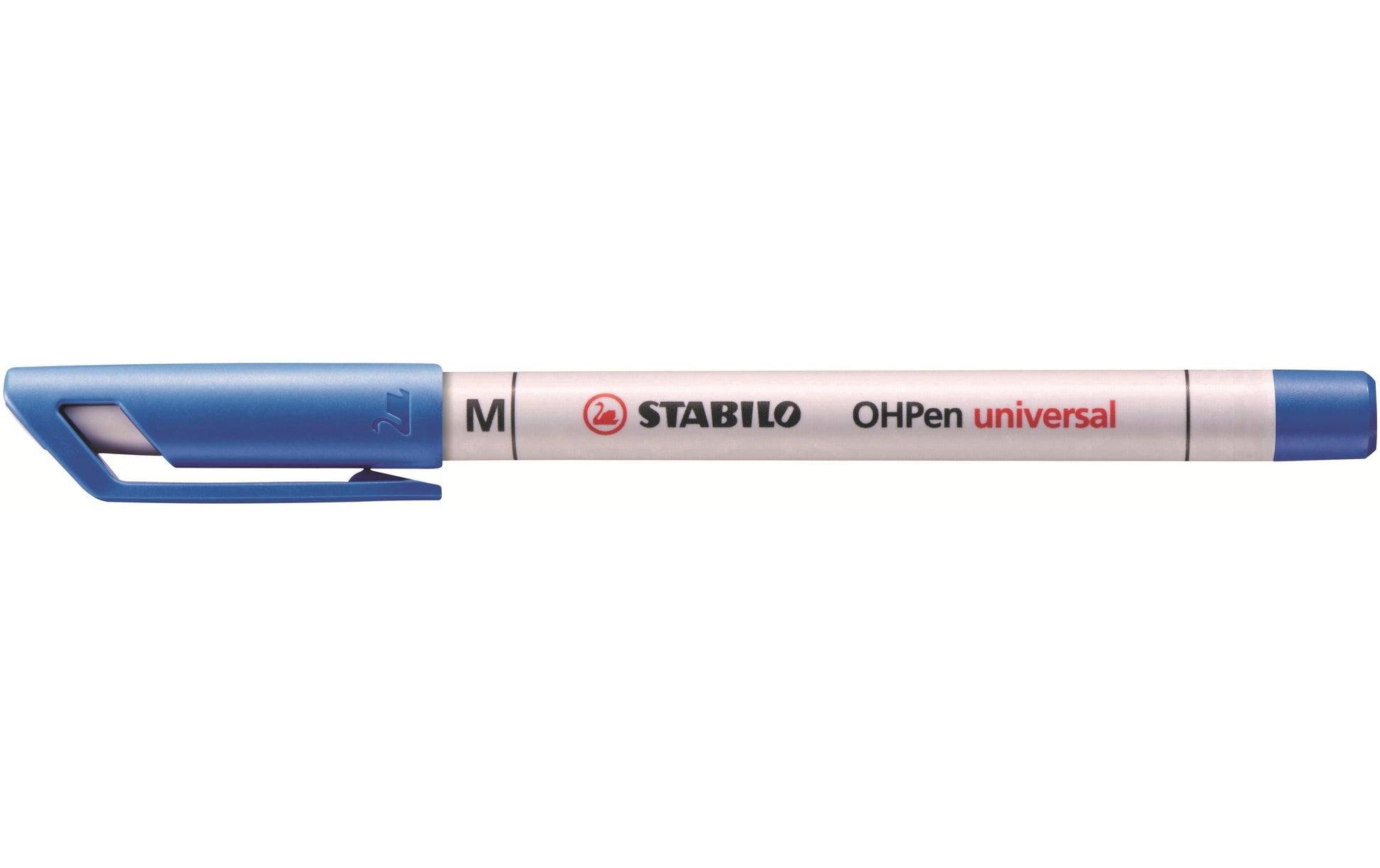 STABILO Non-Permanent-Marker OHPen universal – mittel 1 mm – blau – trocken abwischbar