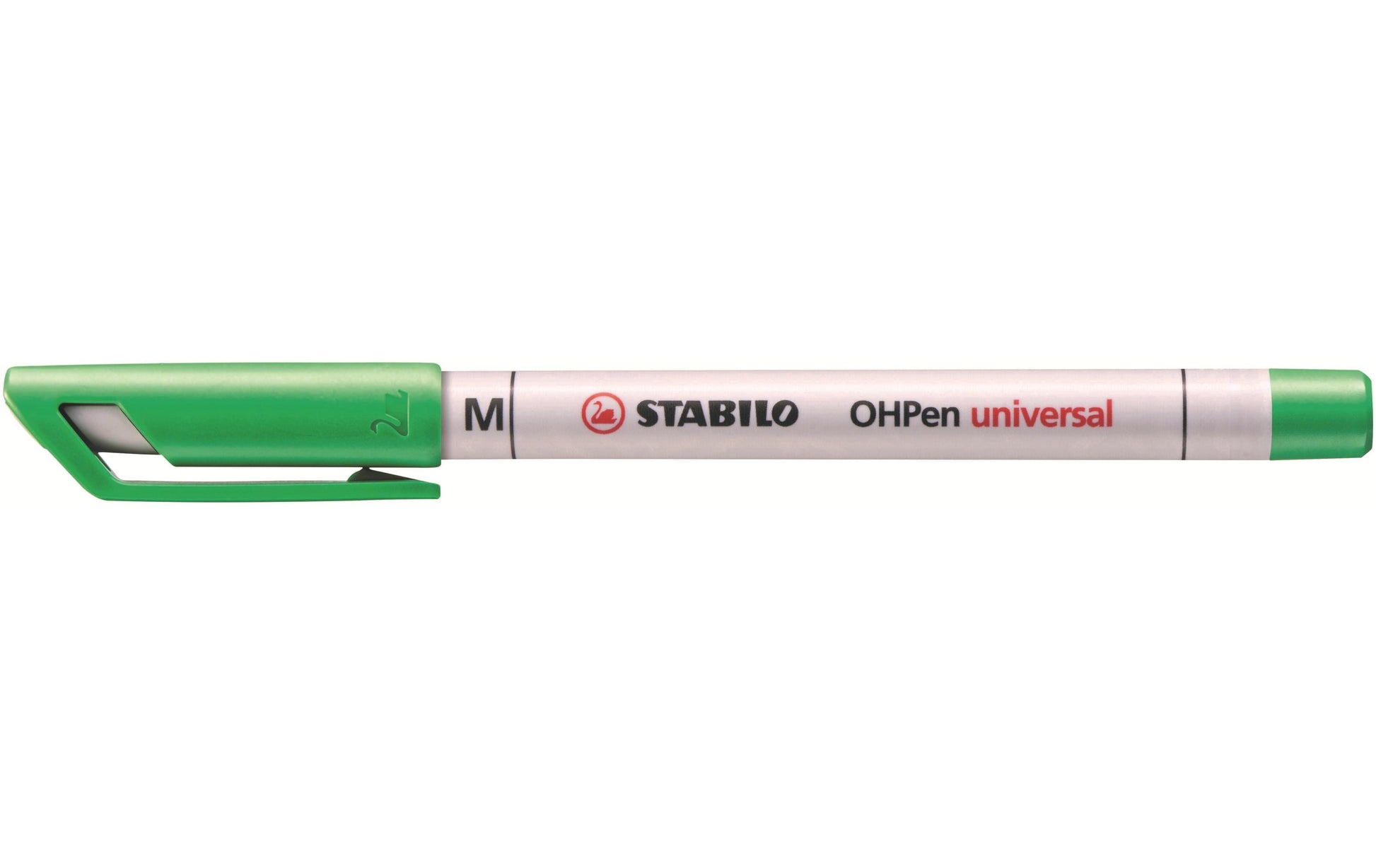 STABILO Non-Permanent-Marker OHPen – mittel 1 mm – grün – trocken abwischbar