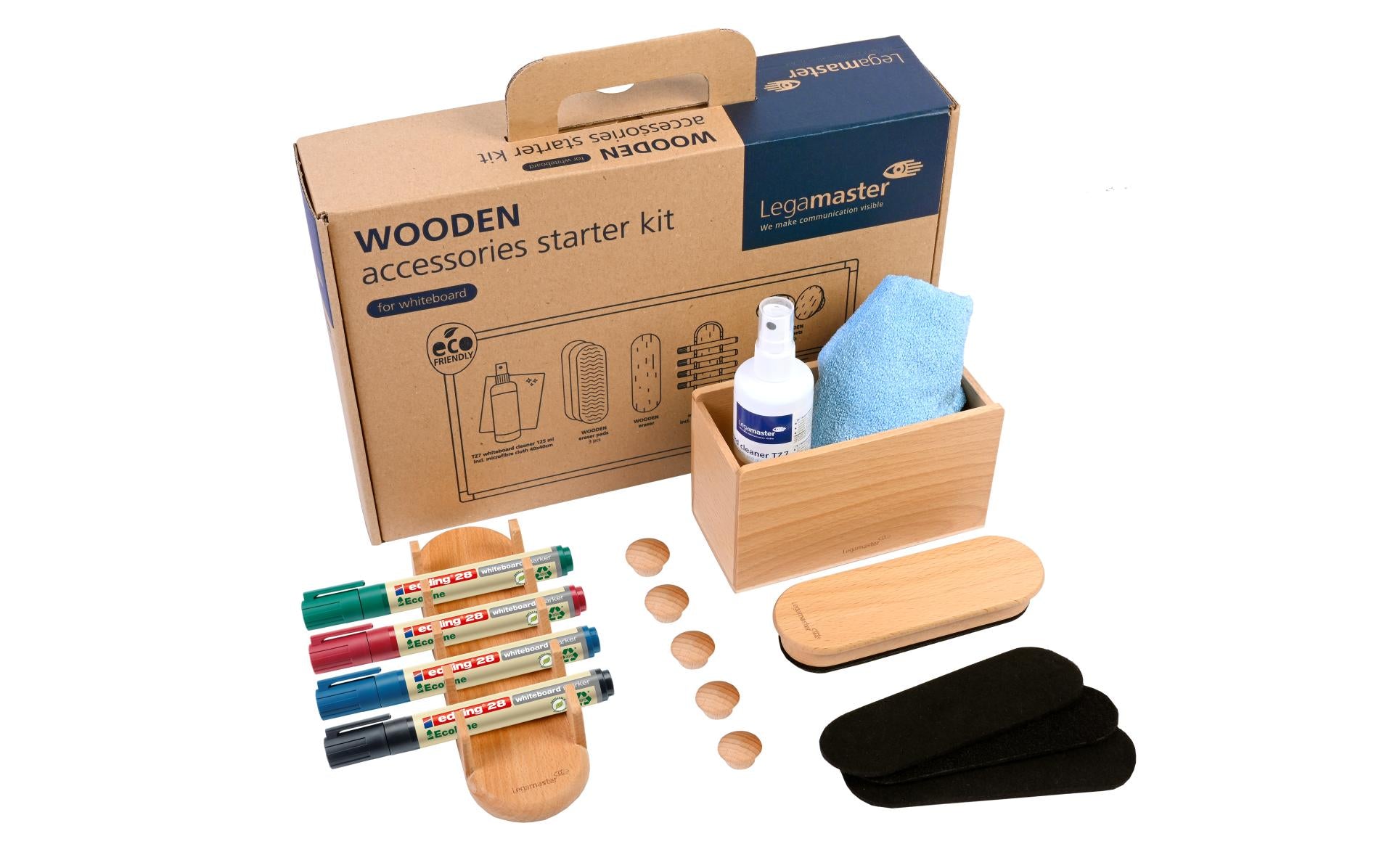 Legamaster Starter-Kit – für Whiteboards – 17-teilig