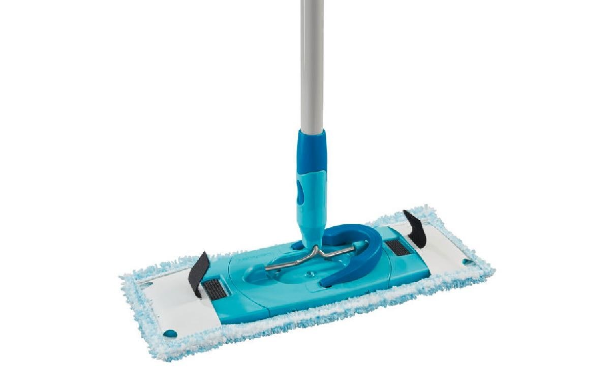 Leifheit Wischbezug Super Soft – 1 Stk. – Polyester – Hellblau – für Clean Twist M Ergo