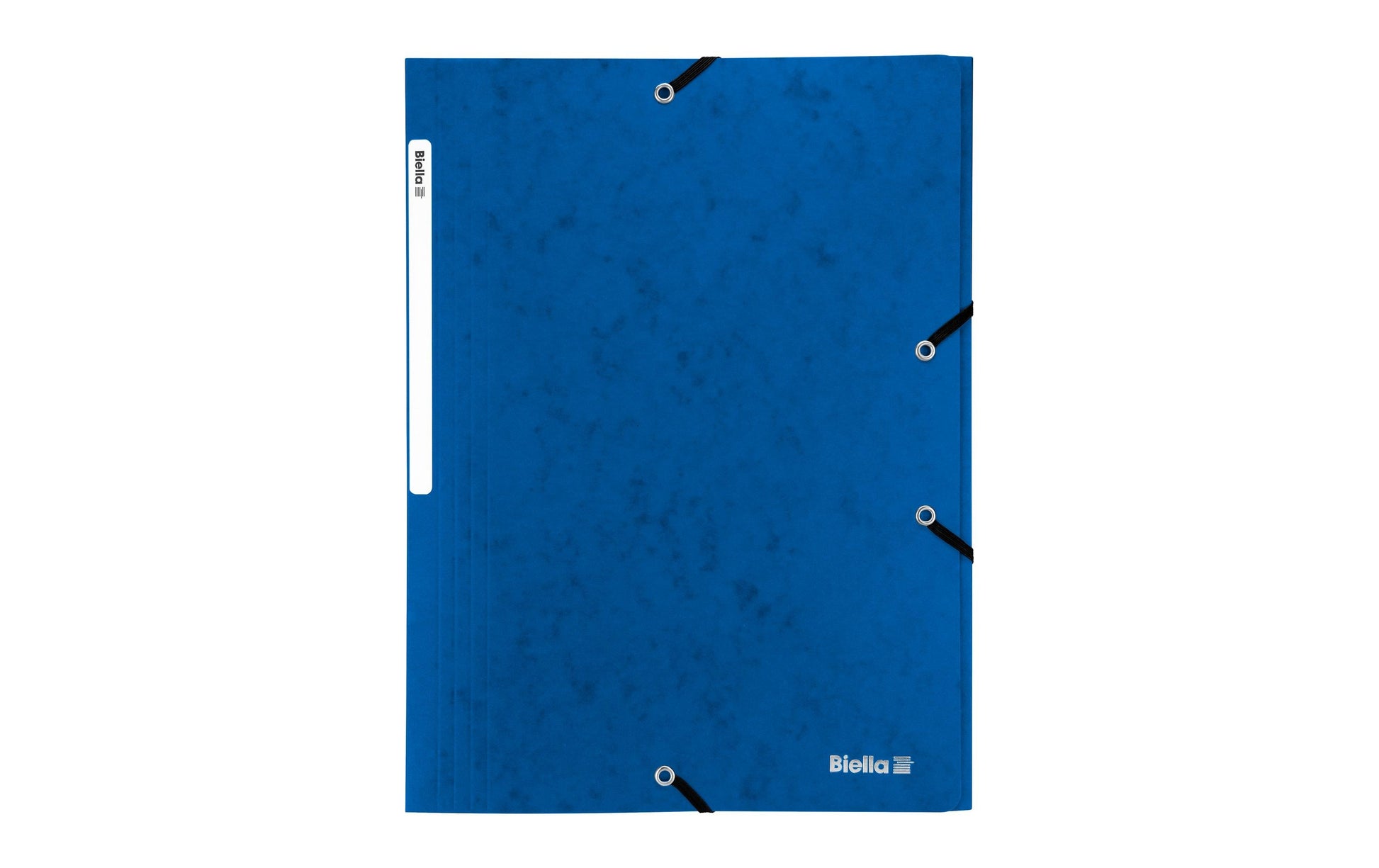 Biella TopColor Gummibandmappe A4 – 3 Klappen, Karton, Blau, bis 200 Blatt