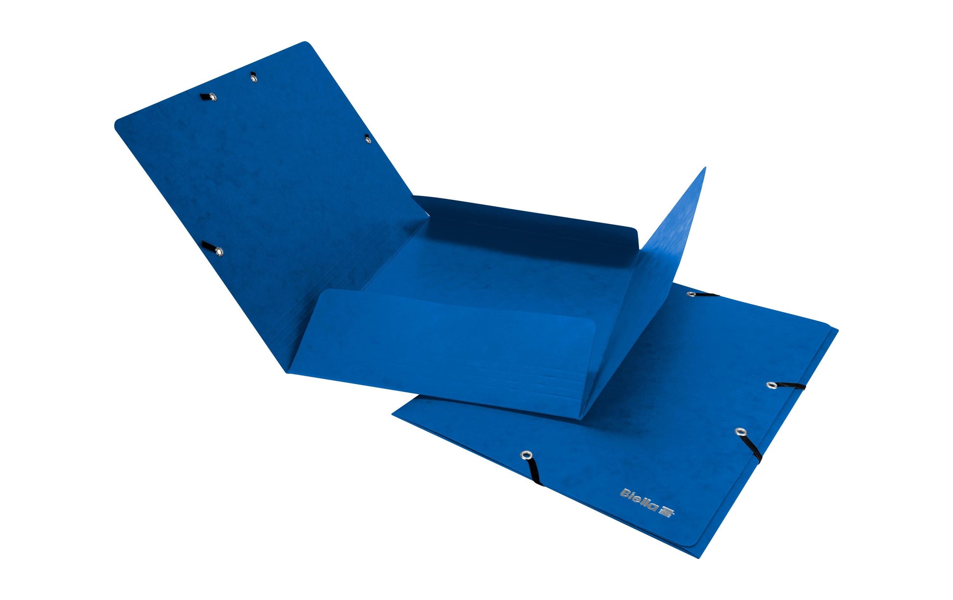 Biella TopColor Gummibandmappe A4 – 3 Klappen, Karton, Blau, bis 200 Blatt
