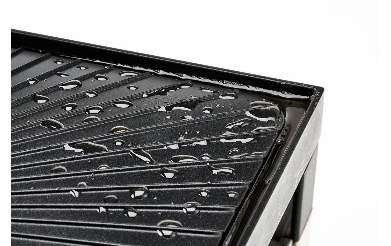 Solis Raclette-Kombination 977.20 – 8 Personen, 1200 W – Schwarz/Edelstahl