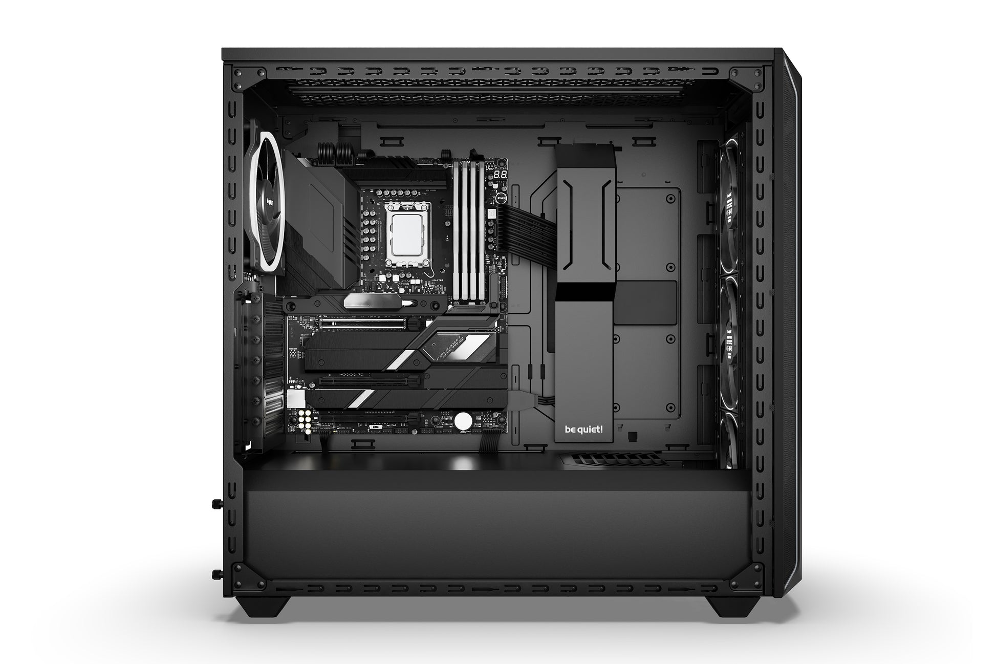 be quiet! be quiet Shadow Base 800 FX – PC-Gehäuse – Schwarz, für ATX/E-ATX/mATX usw., 3×140/1×140 mm