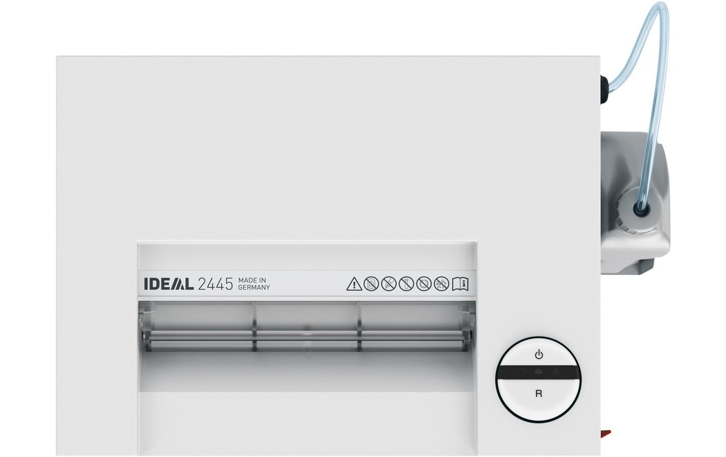 Ideal 2445 CC – Aktenvernichter, DIN P-4, Partikelschnitt 4 × 40 mm, 15 Blatt, 20 l